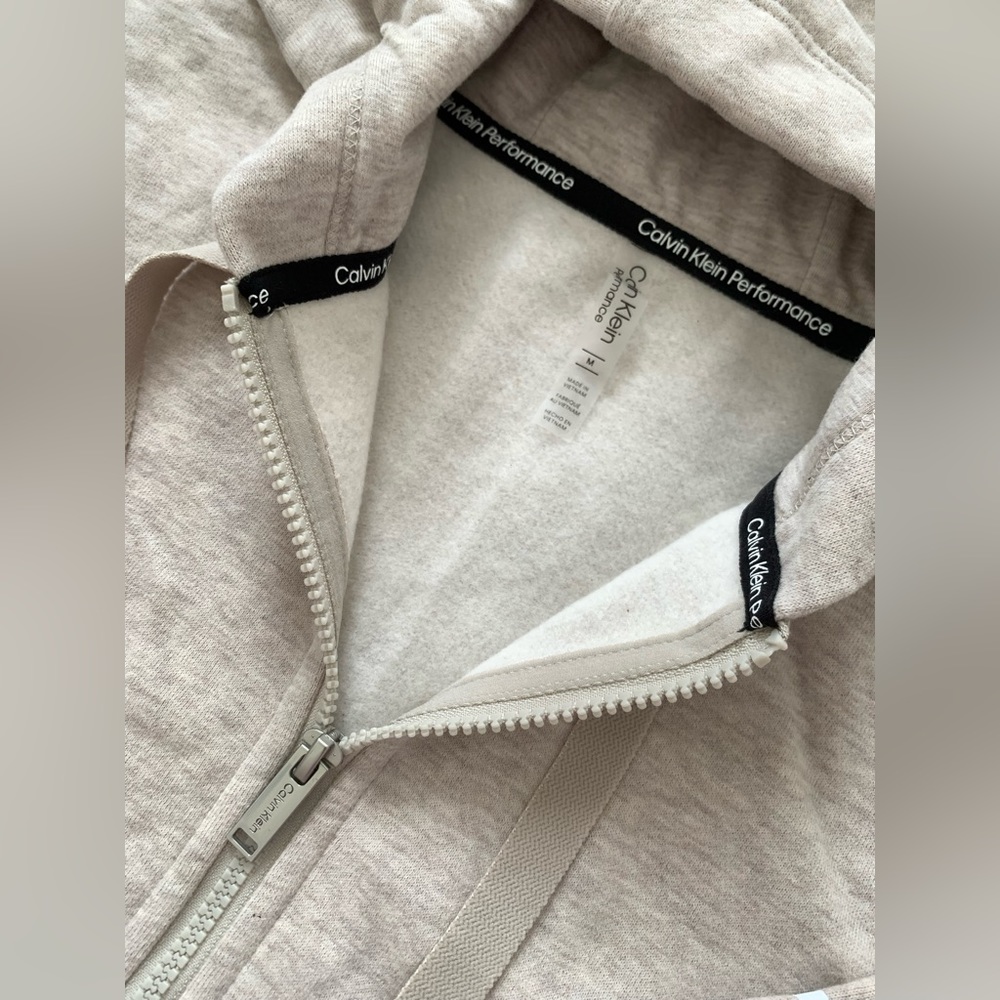 NWT Calvin Klein performance women’s  jacket fleece hoodie size M - Picture 3 of 6